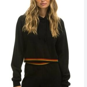Aviator Nation Black Sweatpants Pants
